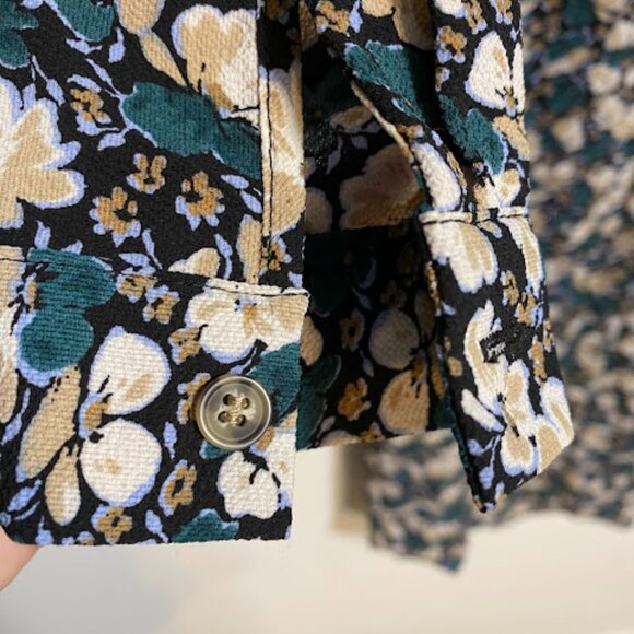 VERO MODA Floral Button-Front Women's Shirtdress Size XS - Picture 5 of 10